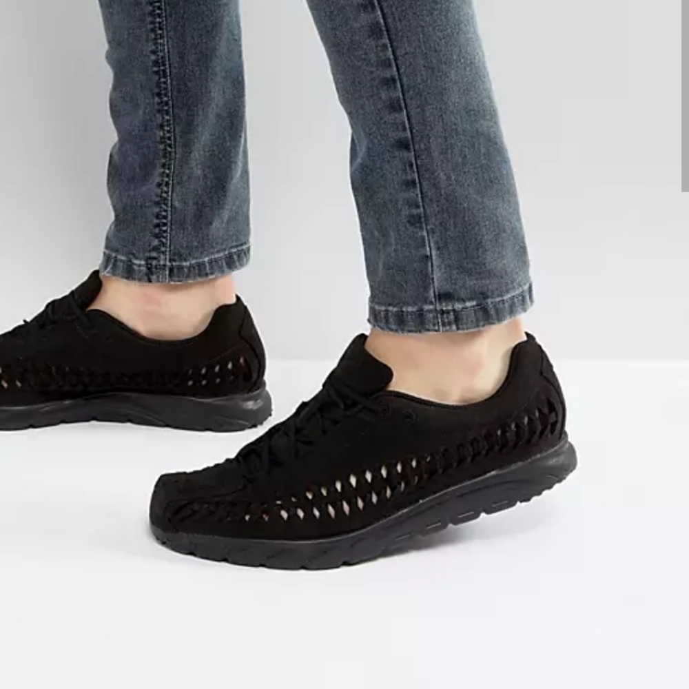 New Nike Mayfly Woven Men's Black Triple